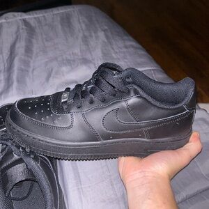 Black AF1 Boys 5.5